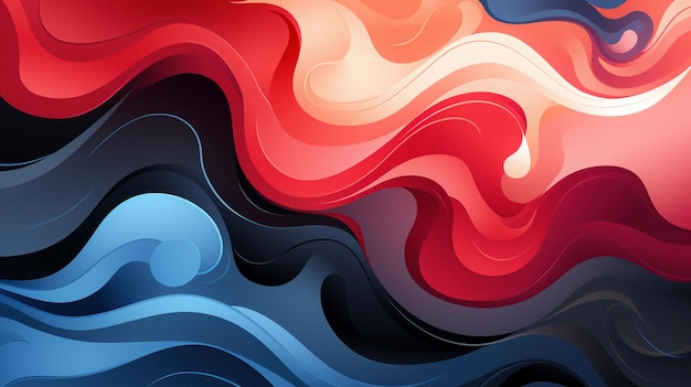 abstract 3d waves background