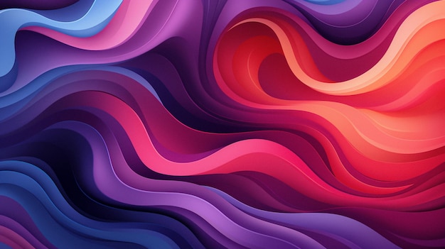 abstract 3d waves background