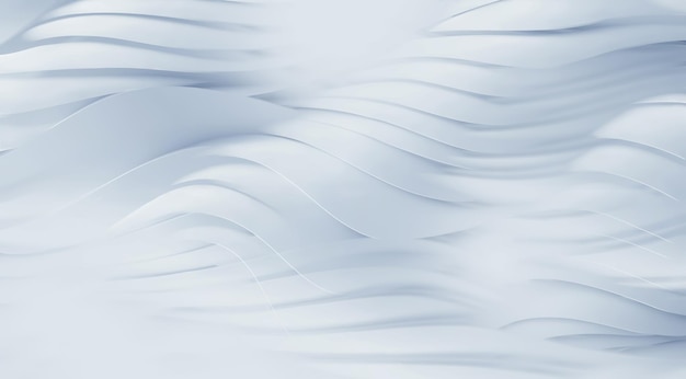 Abstract 3D White Background