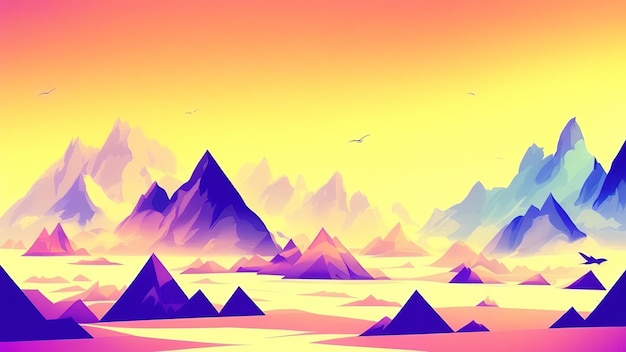 Abstract Arrangements Landscapes mountains