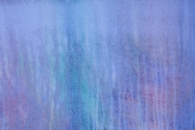 Abstract art background blue and violet colors Watercolor painting on canvas with soft purple gradient