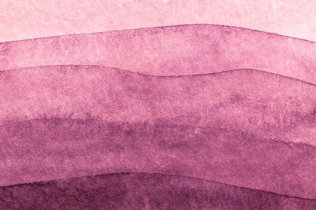 Abstract art background dark purple colors. Watercolor painting on canvas with wine waves and gradient pattern.