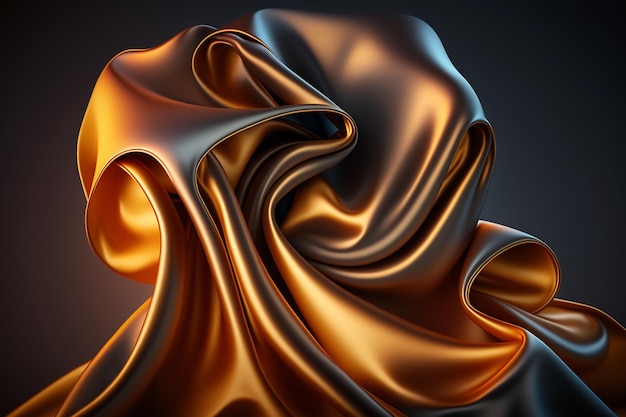 Abstract Art Depicting a Deluxe Cloth Background AI generated artwork