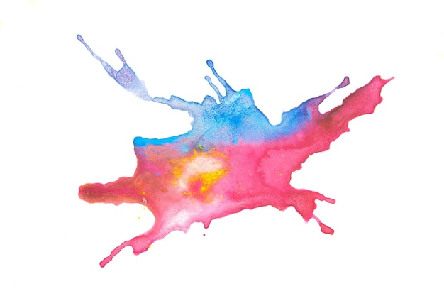 Abstract art watercolor splash watercolor drop