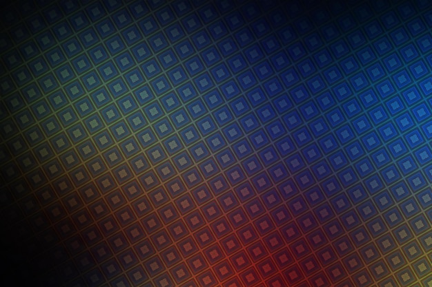 Abstract background of blue and red squares