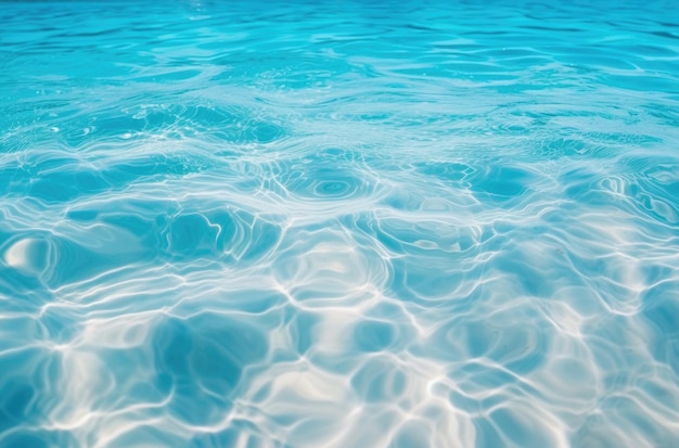 Abstract background blue water surface swimming poolturquoise beach bluewater surface background