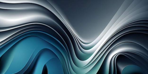 Abstract background of a blue and white design generative ai