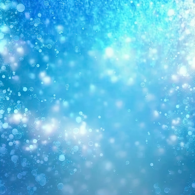 Abstract background bokeh or blurred background with beautiful blue color