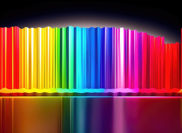 Abstract background in bright rainbow colors