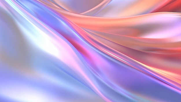 abstract background of a colorful silk with a smooth surface generative ai