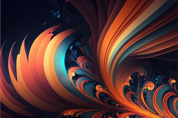 Abstract background colorful wallpaper Made by AIArtificial intelligence