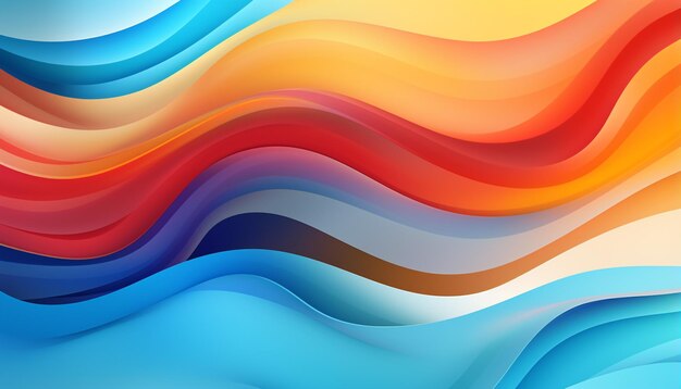 abstract background colorfull wavy wallpaper