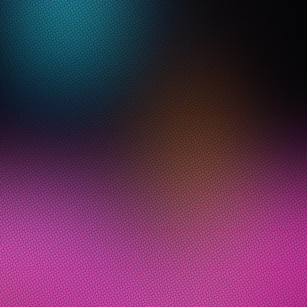 Abstract background consisting of colored dots on a black background with a gradient