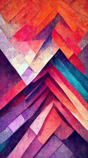 Abstract background consisting of triangles Gradient color