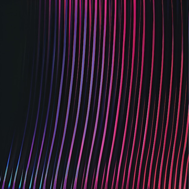 Photo abstract background of curved lines in pink and purple hues