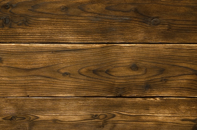 Abstract background of dark wooden boards closeup top view