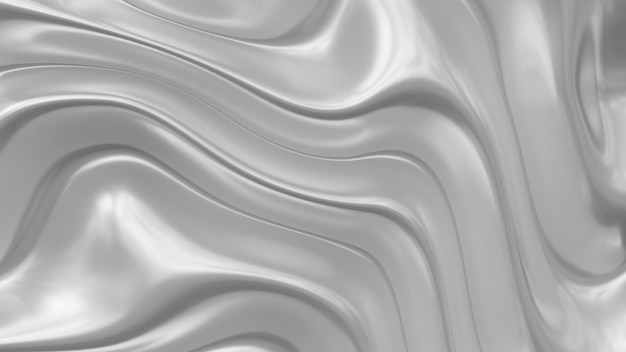 Abstract background design with wavy lines in 3d rendering