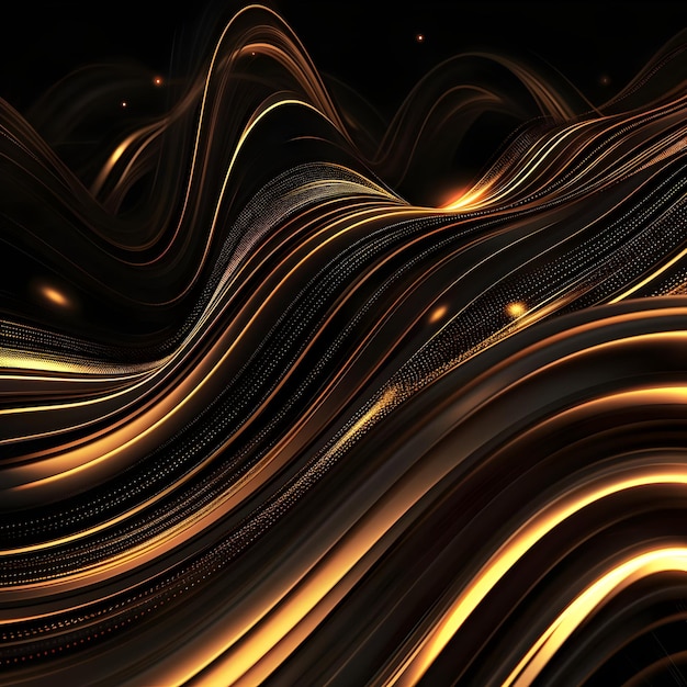 Abstract background of flowing lines