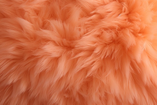 An abstract background of fluffy peach fuzz with a delicate and dreamy texture