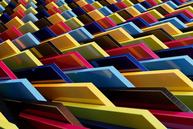 abstract background from colorful cubes.