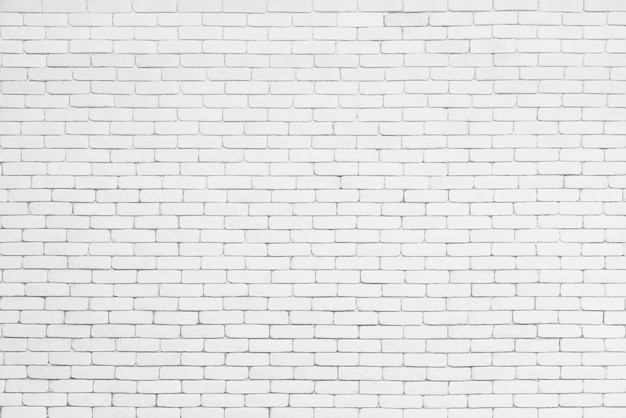 Abstract background from white brick pattern wall. Brickwork texture surface for vintage backdrop.