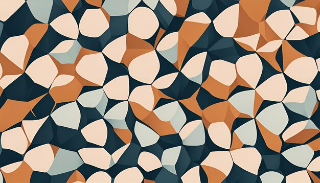 Abstract background of geometric cells in natural pattern