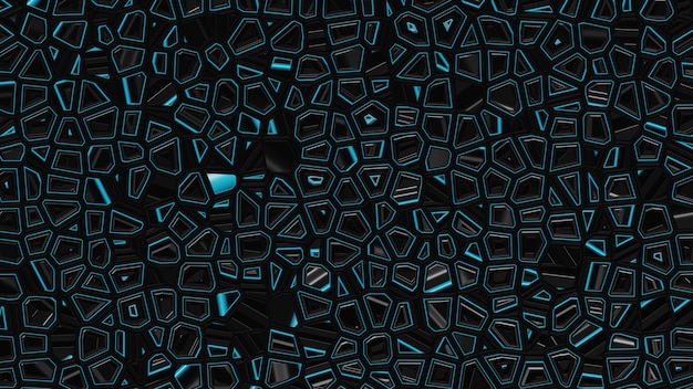 Abstract background of geometric cells in natural pattern