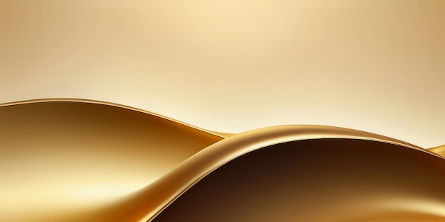 abstract background golden waves gradient