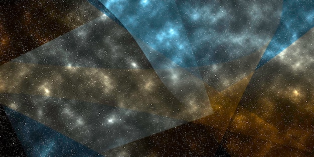 Abstract background graphic pattern of galaxies and constellations. Beautiful gas or dust cloud