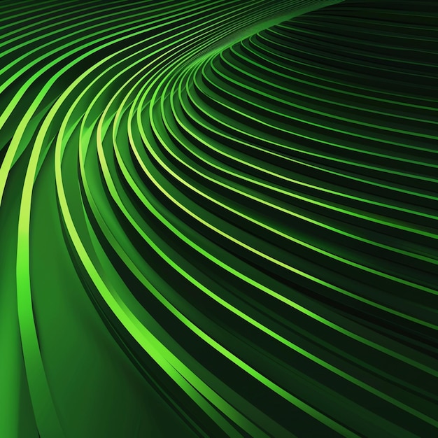 abstract background of green line color of modern design