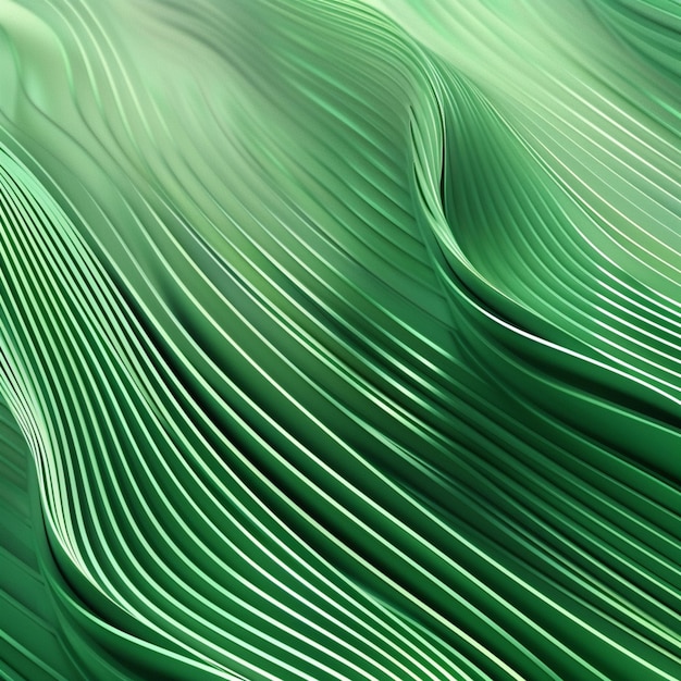 abstract background of green line color of modern design