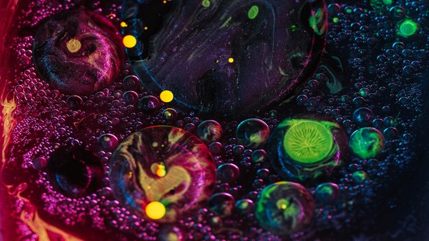 Abstract background liquid mix colorful stained