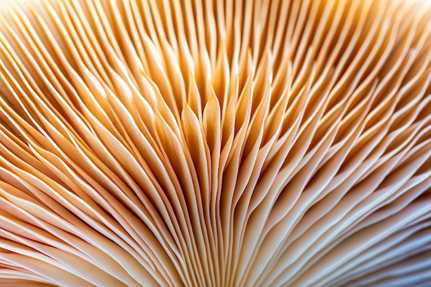 Photo abstract background macro image of mushroom sajorcaju mushroom