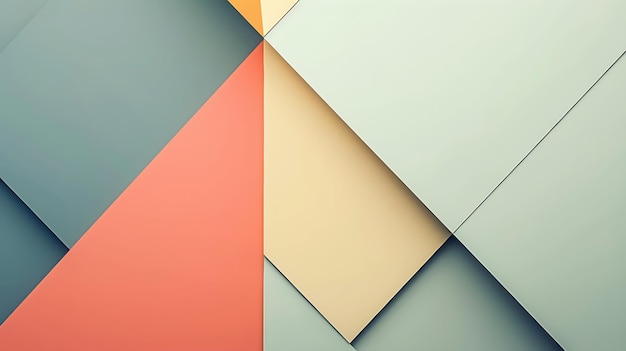 Abstract background in material design style The image has a simple geometric pattern with muted colors