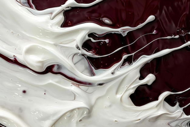 Abstract background of milk chocolate and white closeup