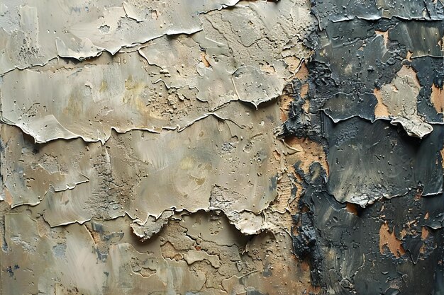 Abstract background of oil paint on rusty metal surface grunge background