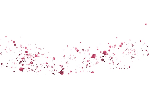 Abstract background of pink and red dots Dots have different size and transparency