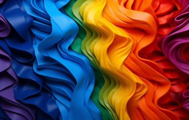 Abstract background in rainbow colors LGBT pride