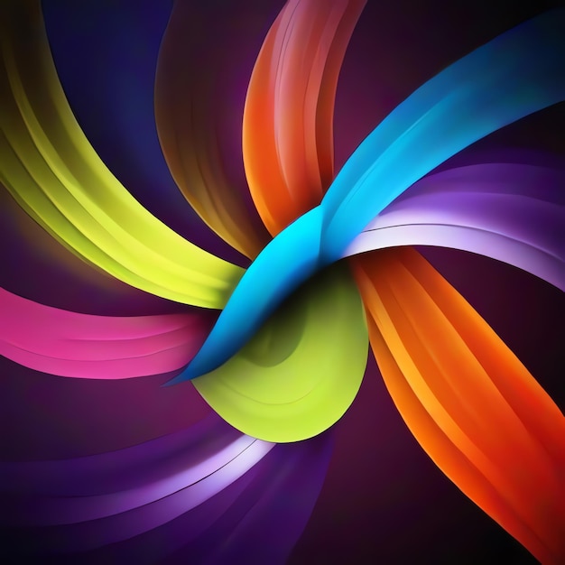 Abstract Background rainbow colours for background