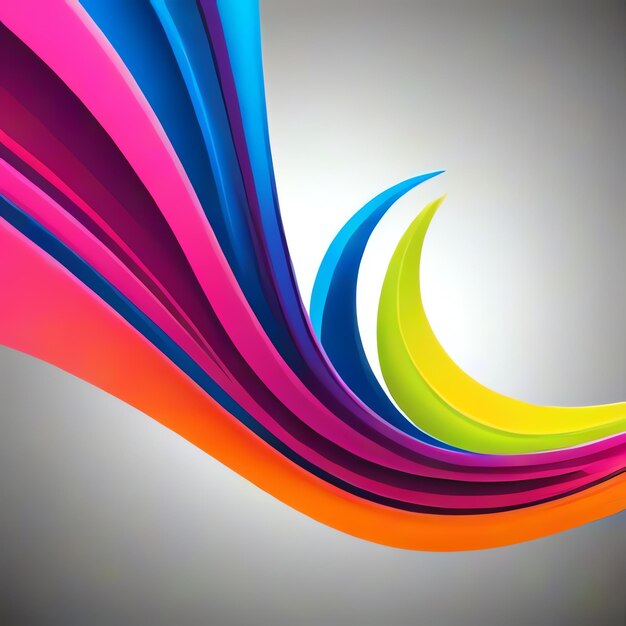 Abstract Background rainbow colours for energy