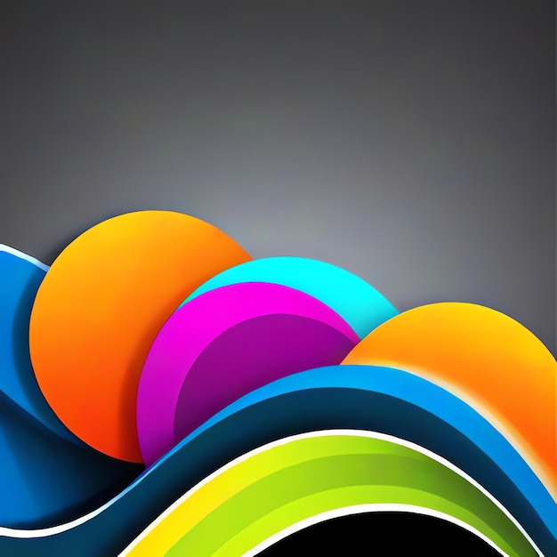 Abstract Background rainbow colours for flowing