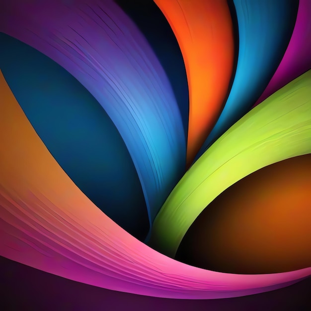 Abstract Background rainbow colours for fluid