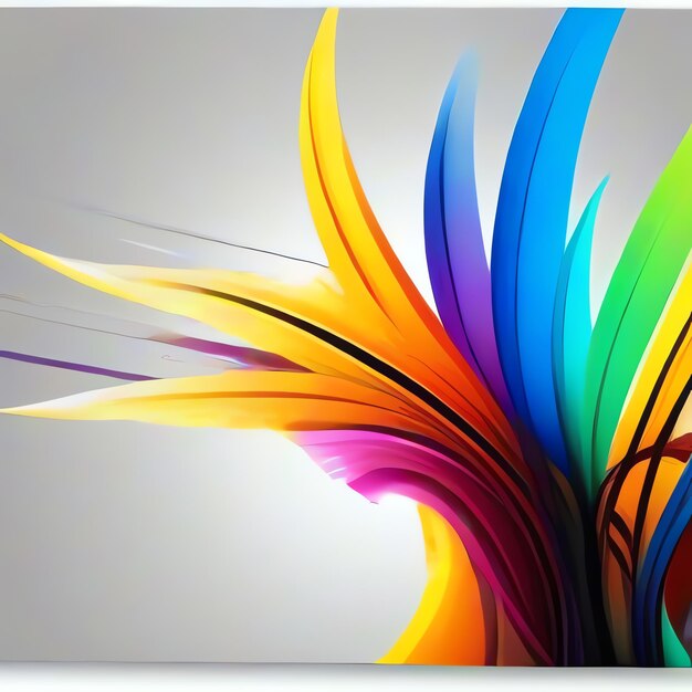 Abstract Background rainbow colours for modern