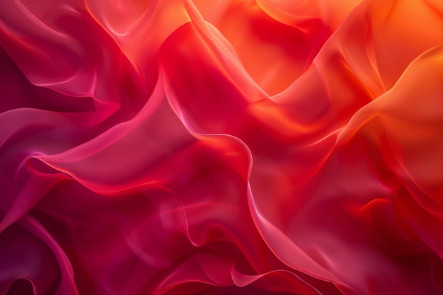 Abstract background of red silk or satin luxury cloth texture