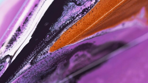 Abstract background shimmering colorful paint flow