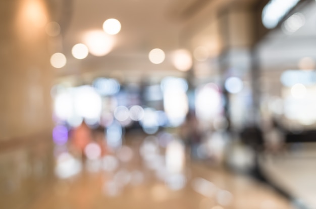 Abstract background of shopping mall, shallow depth of focus