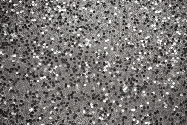 Photo abstract background of silver glitter