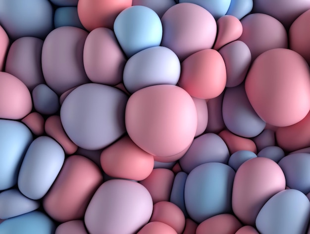 Abstract Background soft balls