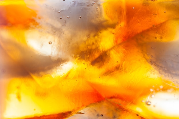 abstract background of soft drink and ice