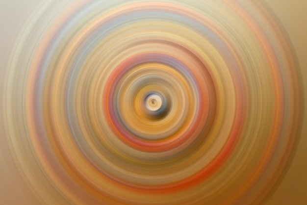 Abstract Background Of Spin Circle Radial Motion Blur. 